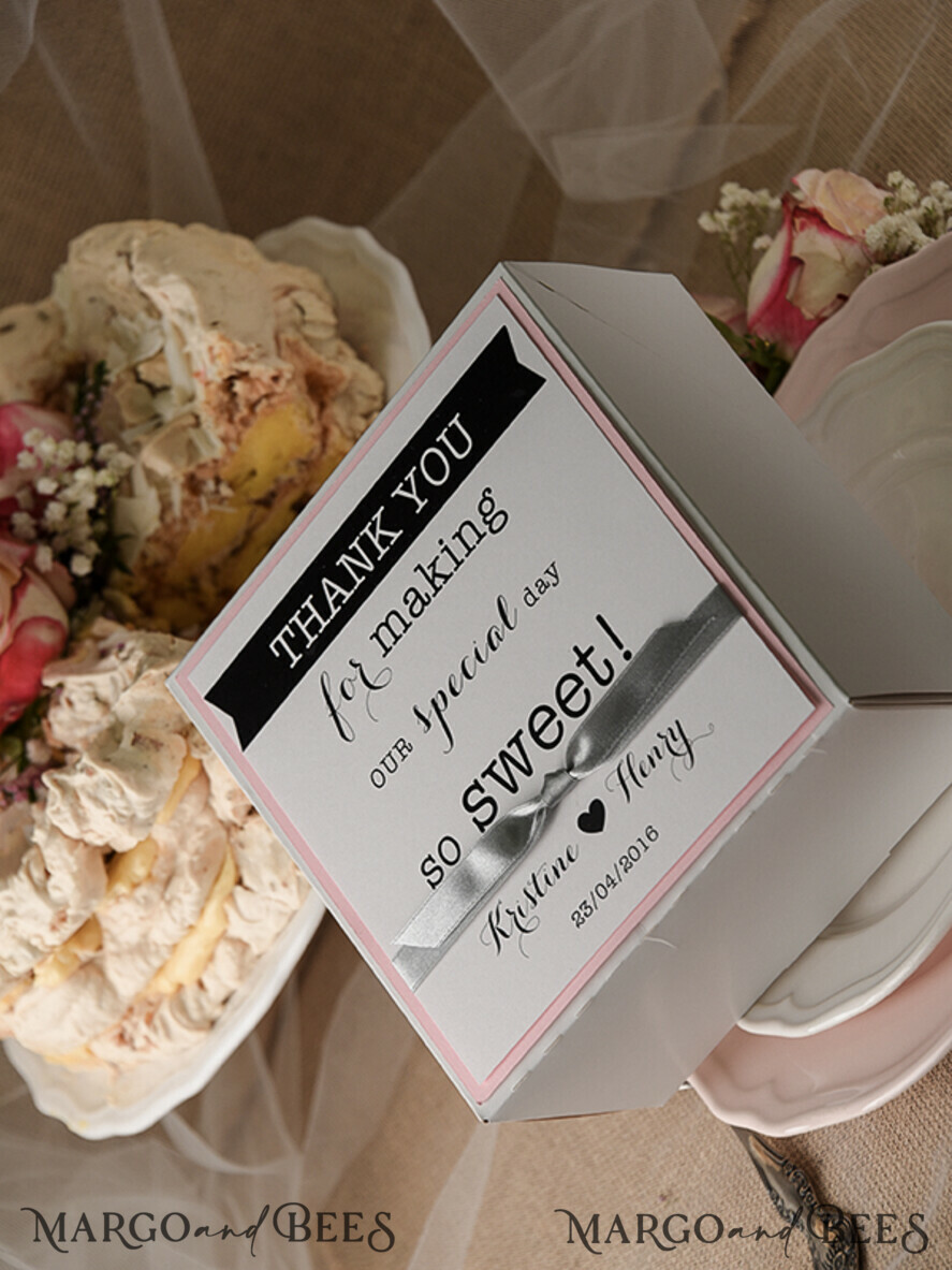 RUSTIC wedding cake box