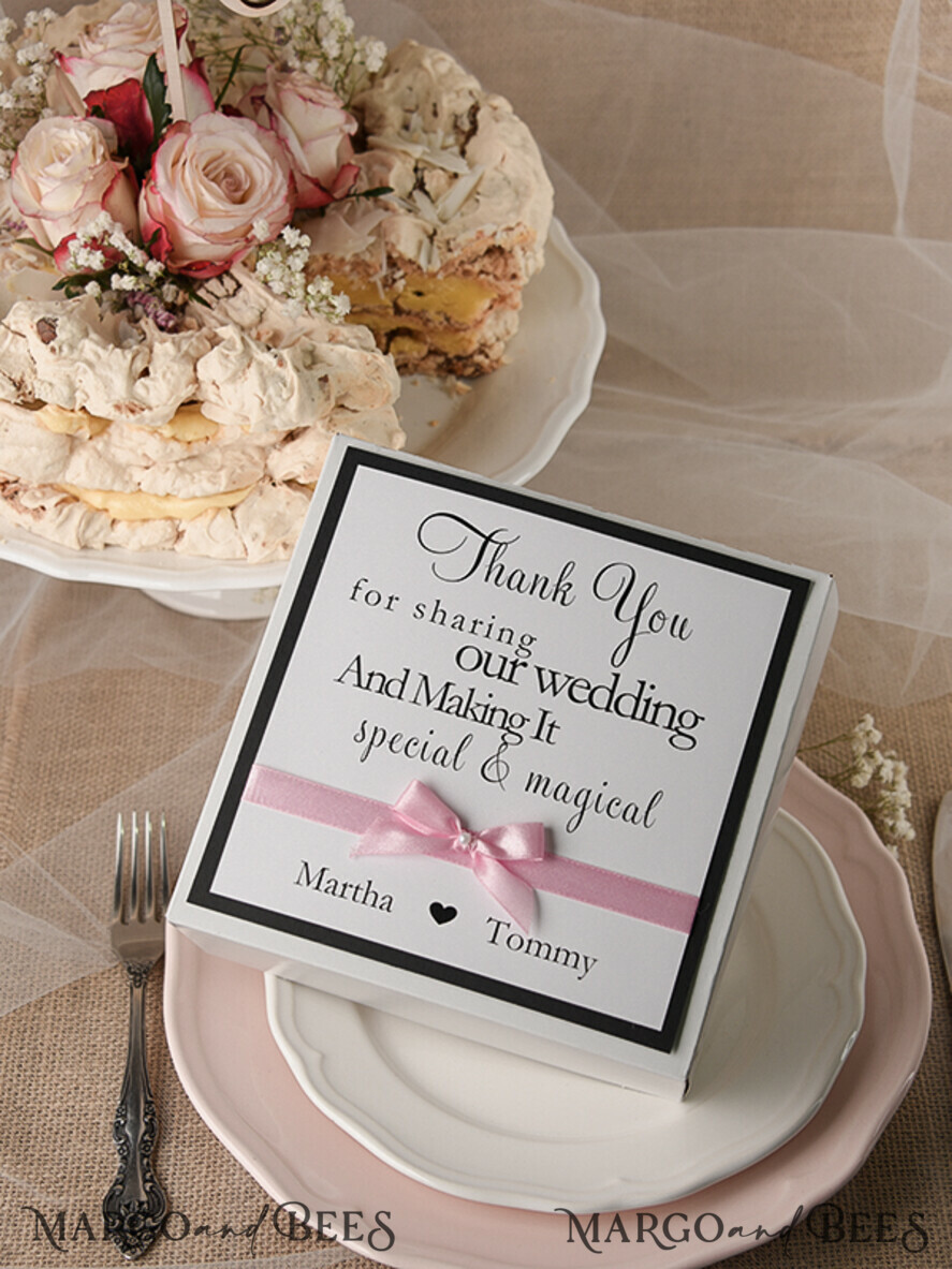 RUSTIC wedding cake box