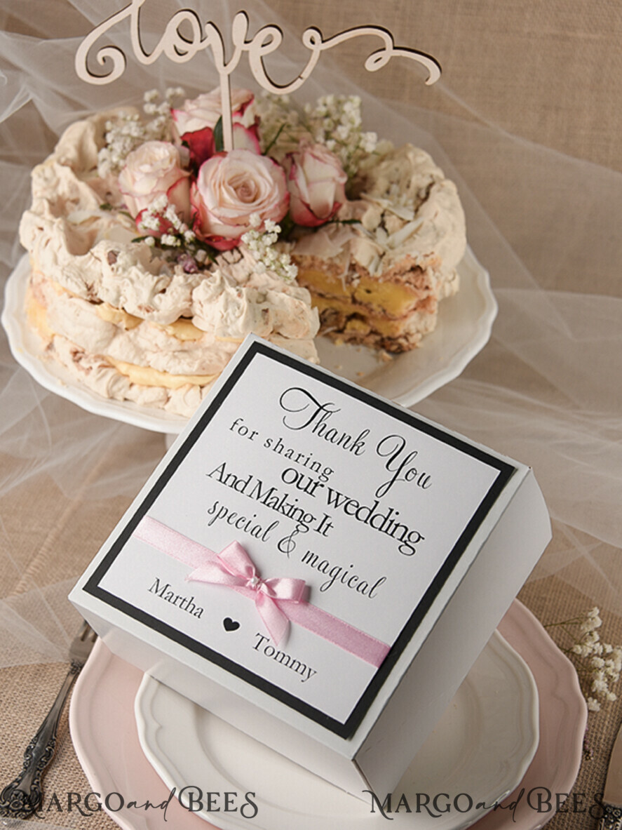 RUSTIC wedding cake box