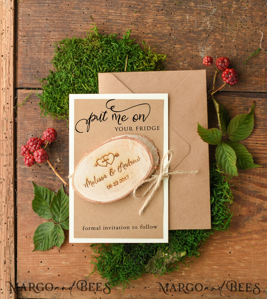 SAVE THE DATES rustic boho magnets Save the Date magnets, magnets cards