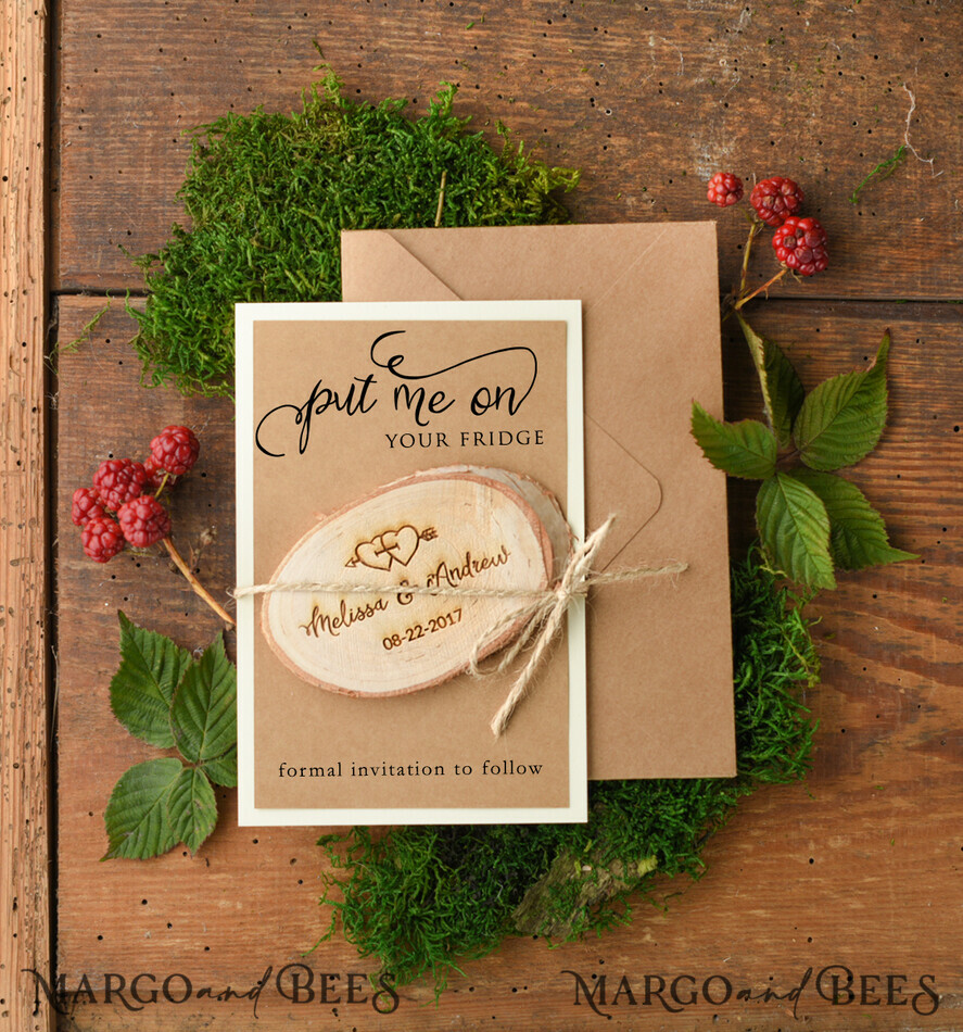 SAVE THE DATES rustic boho magnets Save the Date magnets, magnets cards