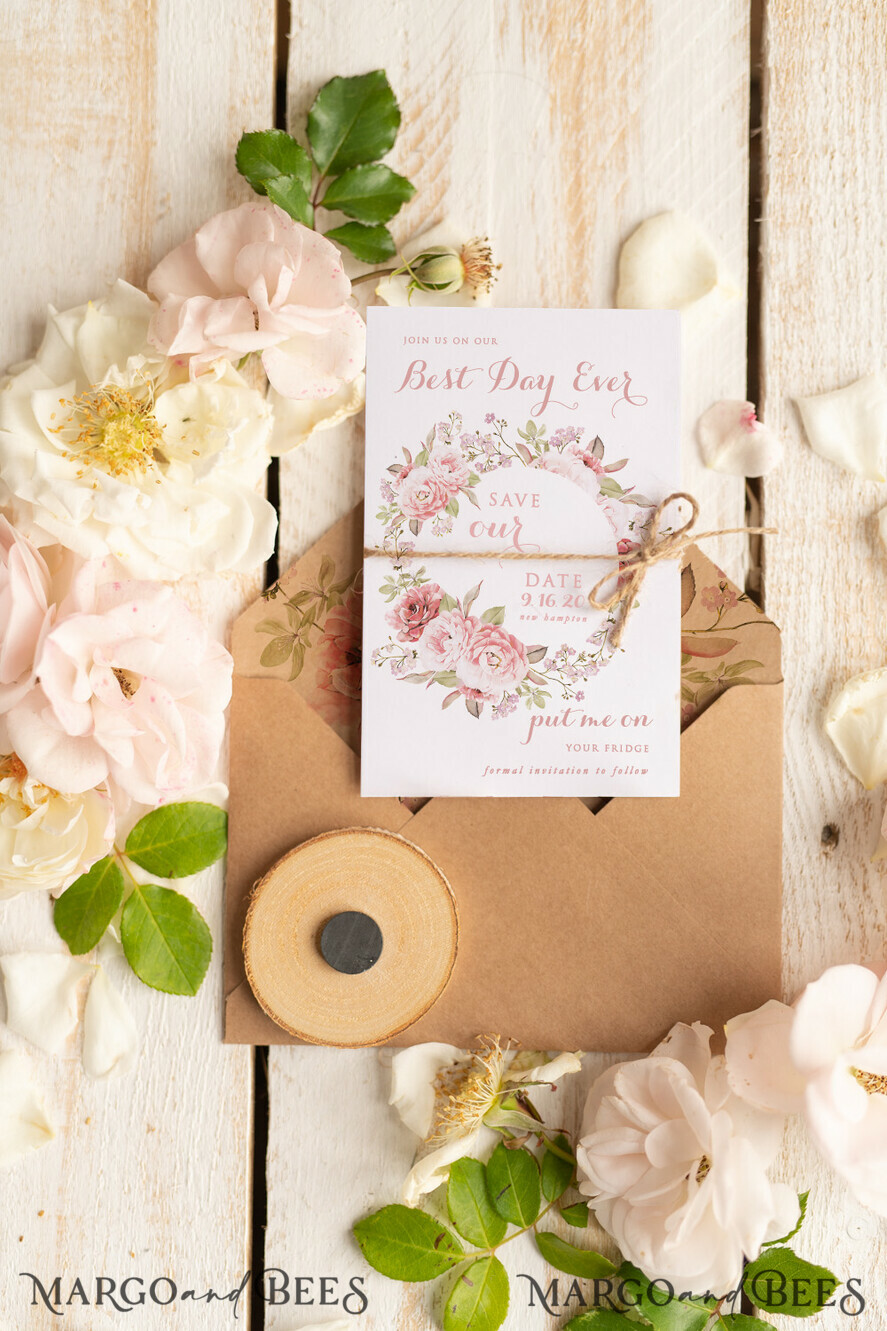 SAVE THE DATES rustic boho magnets Personalised Wedding Save The Date Card and wood slice Magnet, Boho Save Our Date Magnets, save our dates Cards Rustic Wooden Magnets