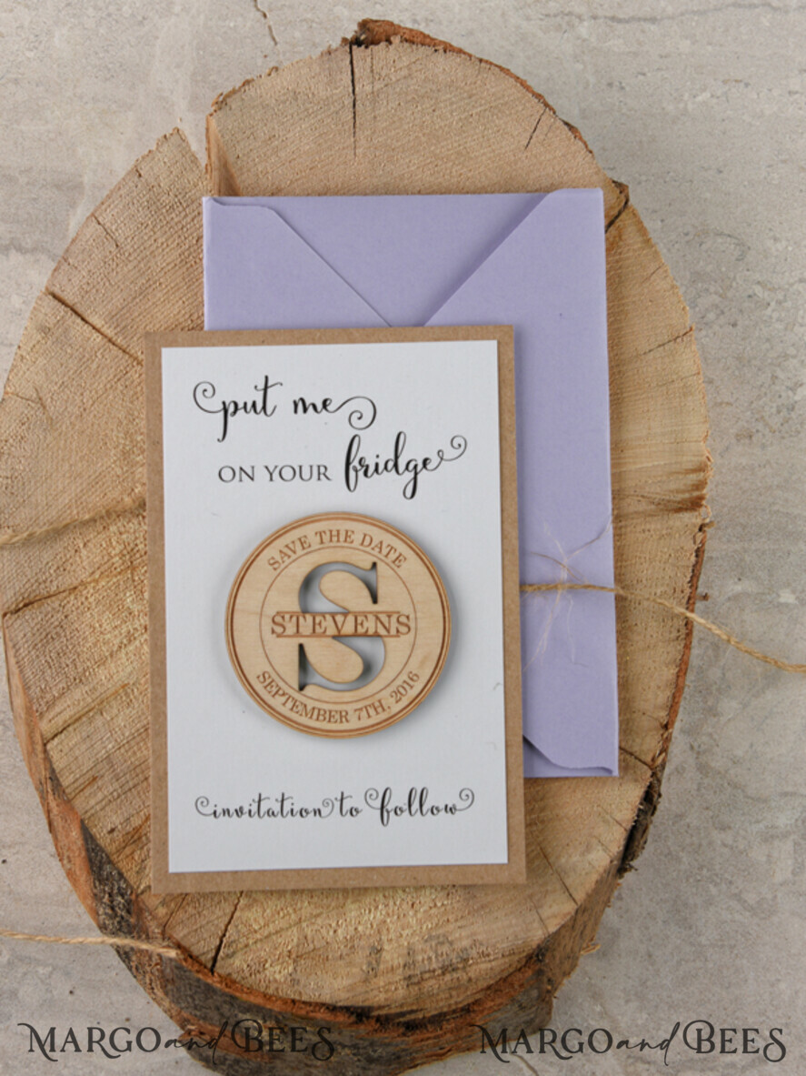 SAVE THE DATES rustic boho magnets Save the date personalized, magnet
