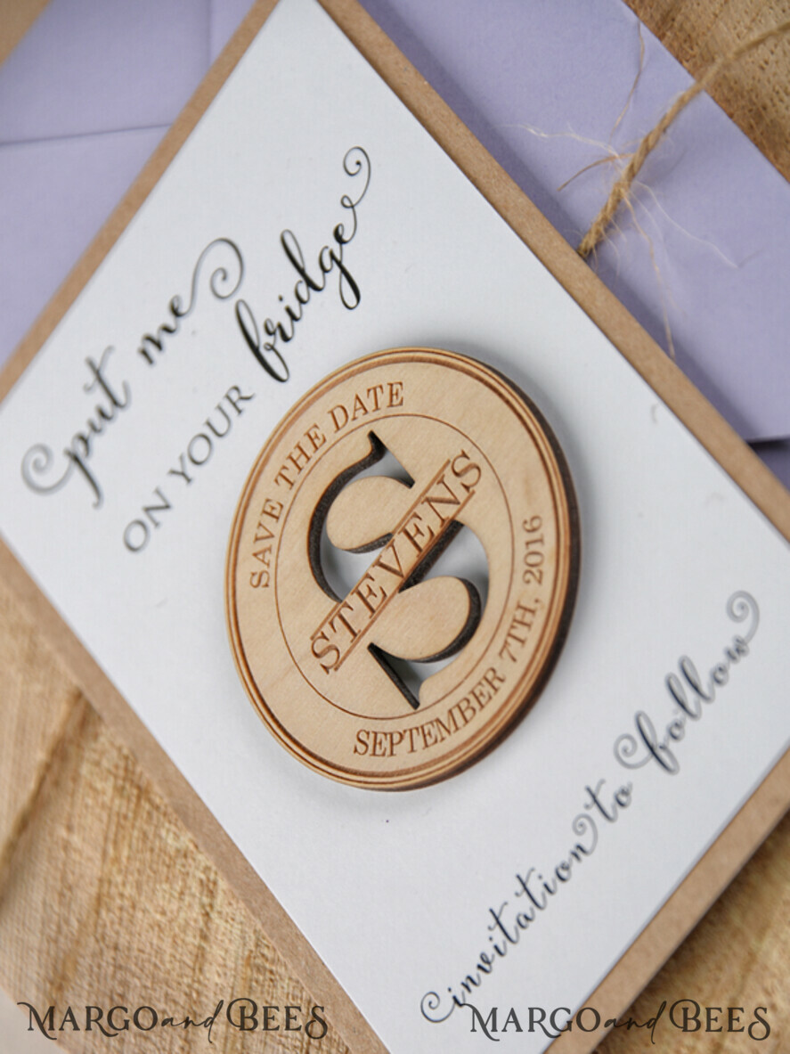 SAVE THE DATES rustic boho magnets Save the date personalized, magnet