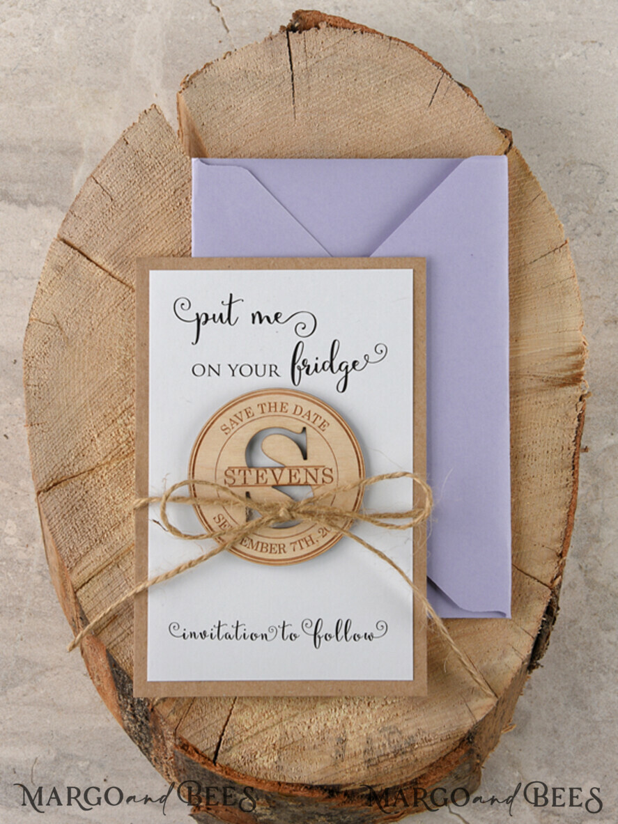 SAVE THE DATES rustic boho magnets Save the date personalized, magnet