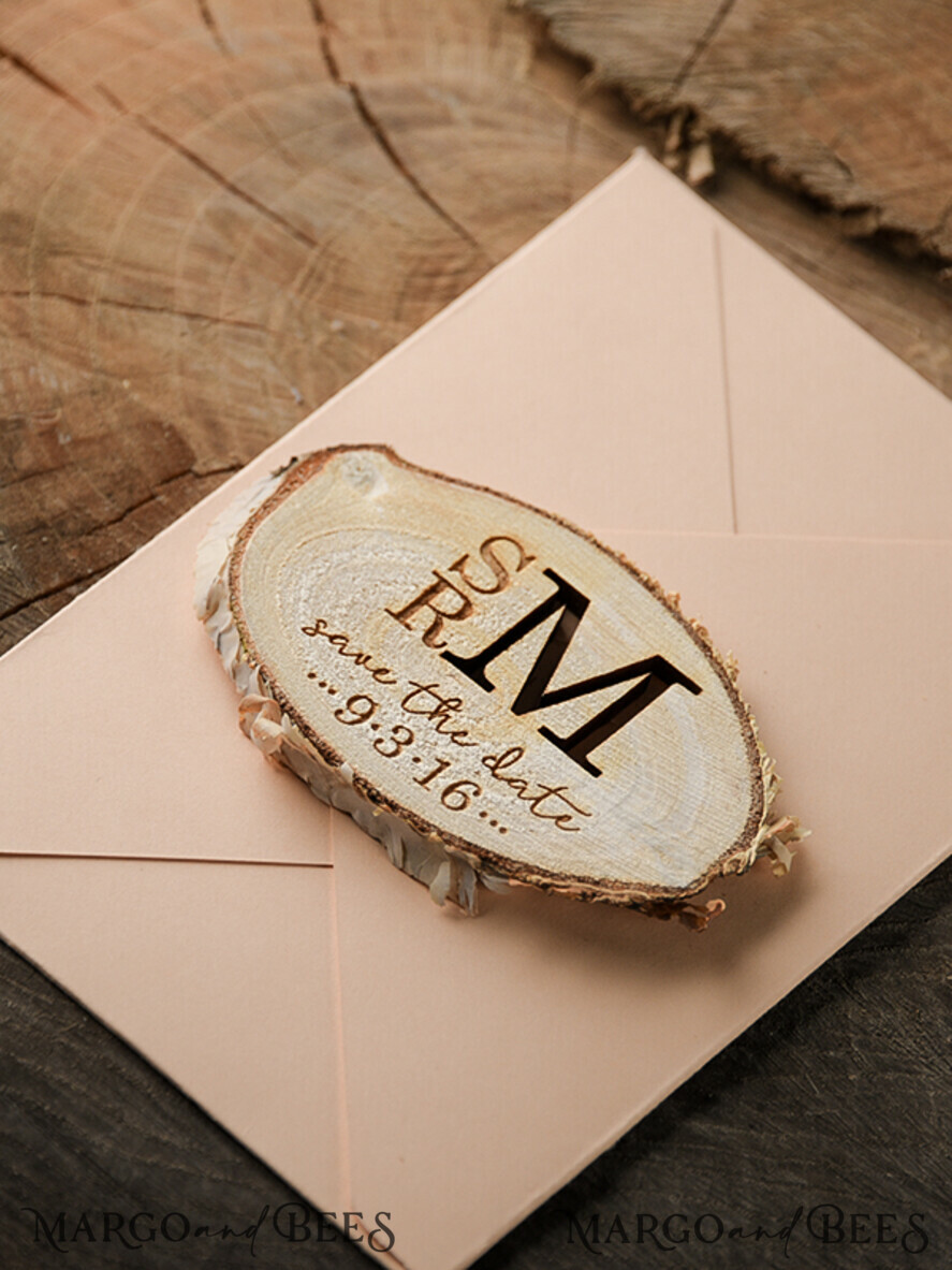 SAVE THE DATES rustic boho magnets Save the date wedding card, Personalised Rustic magnet