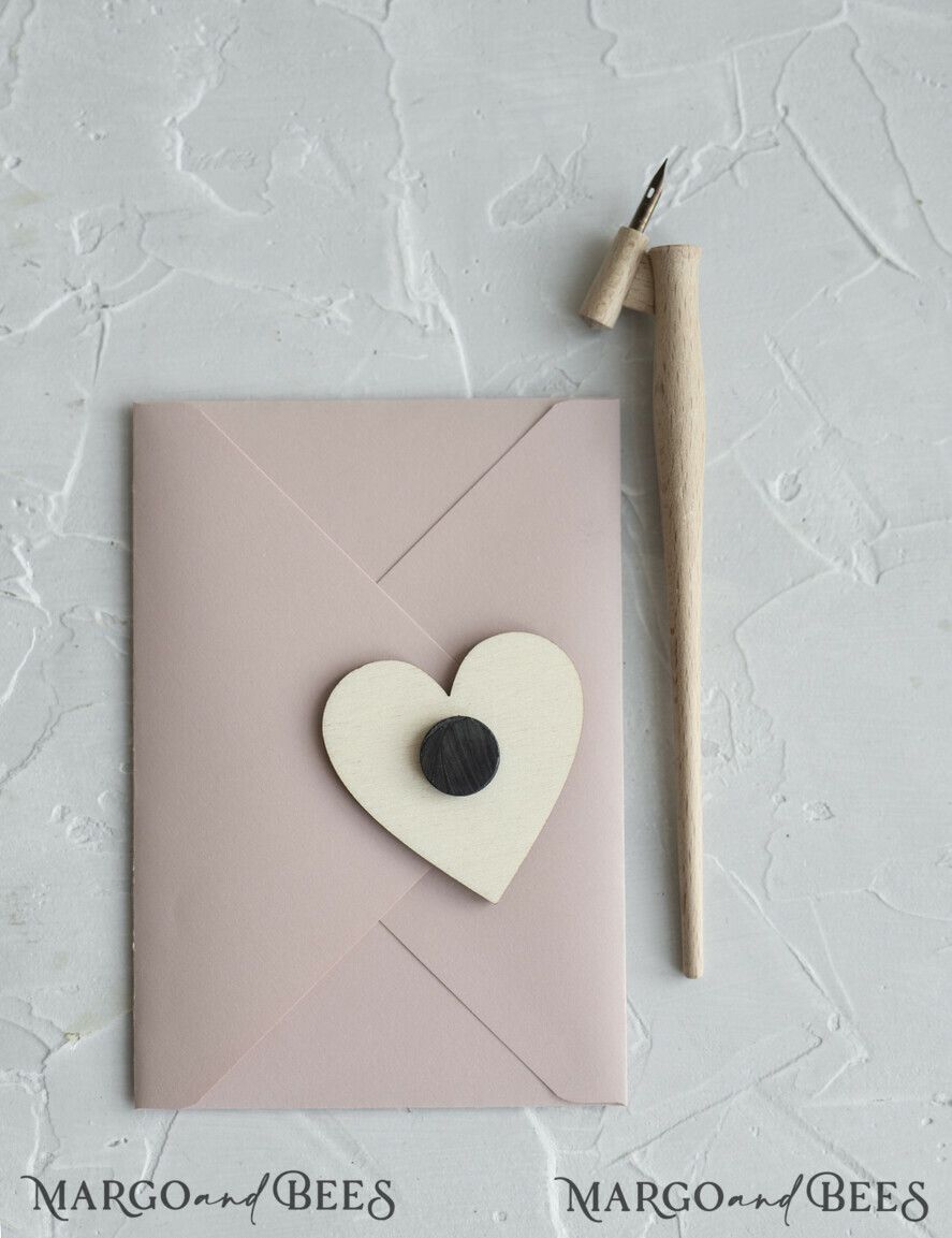 SAVE THE DATES rustic boho magnets Wedding Save the Date card Wood Fridge magnet Wedding Save The Date Card and Heart Magnet, Blush Pink Save Our Date Wood Magnets