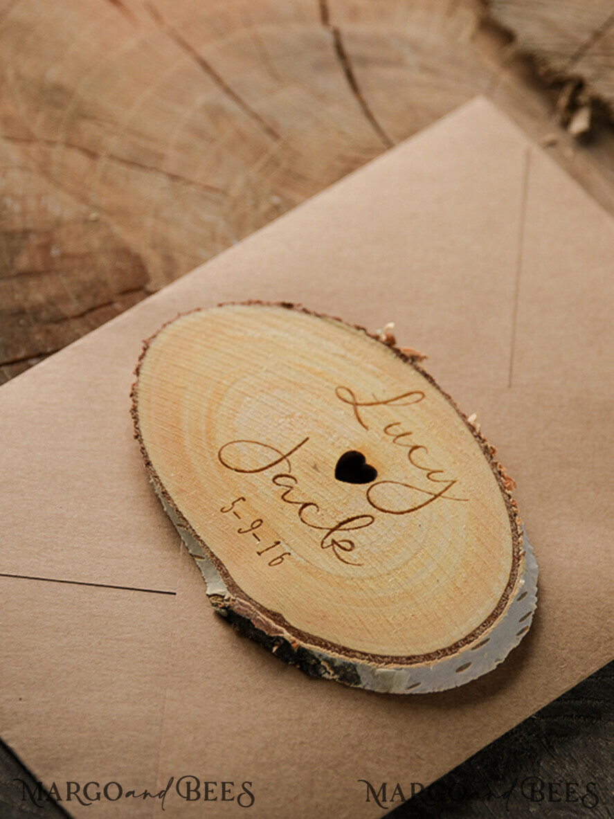 SAVE THE DATES rustic boho magnets Handmade Save the Date, Personalised Fridge Magnets