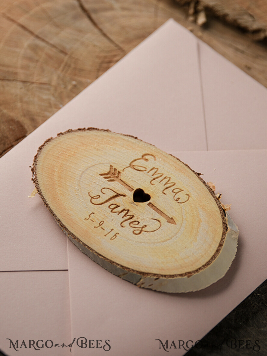 DATEN MERKEN rustikale Boho-Magnete Personalisierte Hochzeits-Save-the-Dates Maßgeschneiderter Hochzeits-Save-the-Date-Magnet, Holz-Save-the-Date, Birkenplatte-Save-the-Date