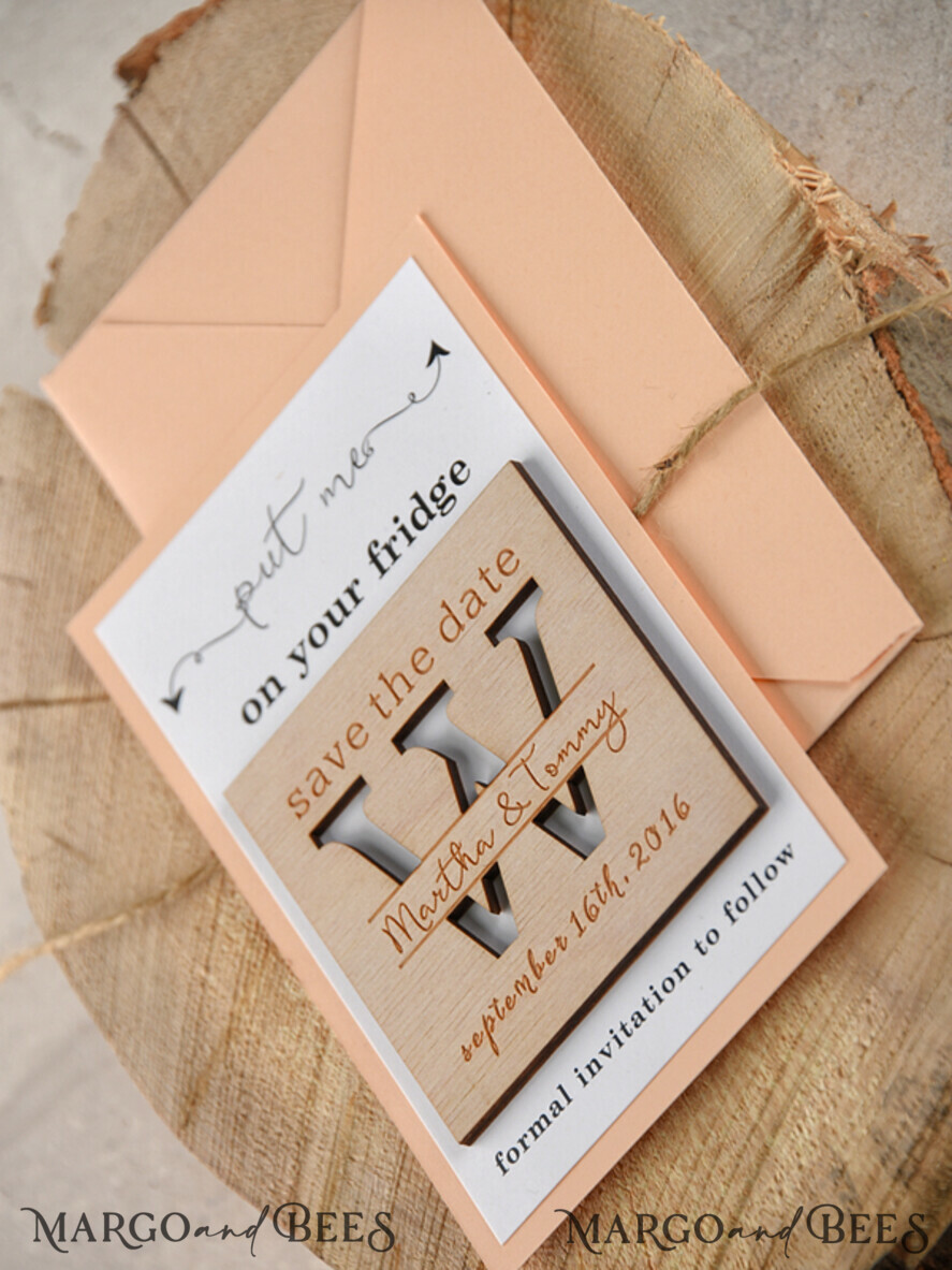 SAVE THE DATES rustic boho magnets Wedding Save the Date card, Personalised Fridge Magnets