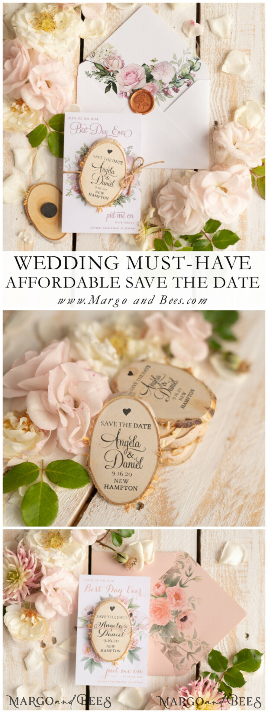 SAVE THE DATES rustic boho magnets Beautiful Save the Date card Personalised Wedding Save The Date Card and wood slice Magnet, Boho Save Our Date Magnets, save our dates Cards Rustic Wooden Magnets