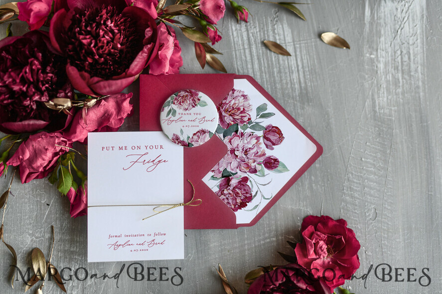 SAVE THE DATES rustic boho magnets Wedding Save the Date card, Heart magnets