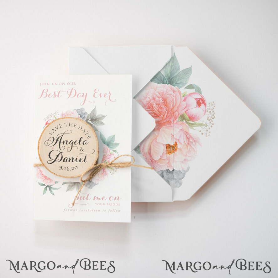 SAVE THE DATES rustic boho magnets Wedding Save the Date card Personalised Rustic magnet Personalised Wedding Save The Date Card and wood slice Magnet, Boho Save Our Date Magnets, save our dates