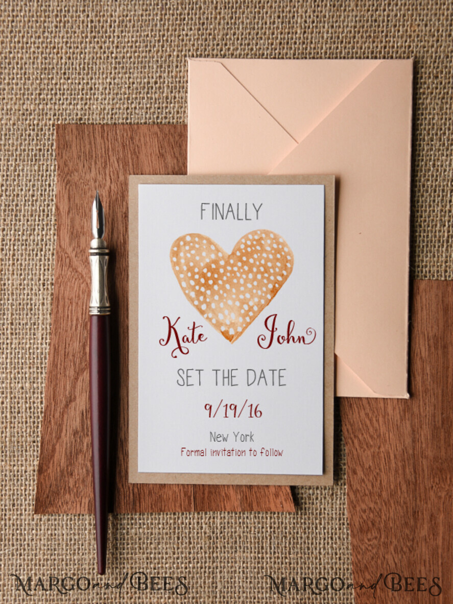 SAVE THE DATES watercolor Save the Date Cards, watercolor