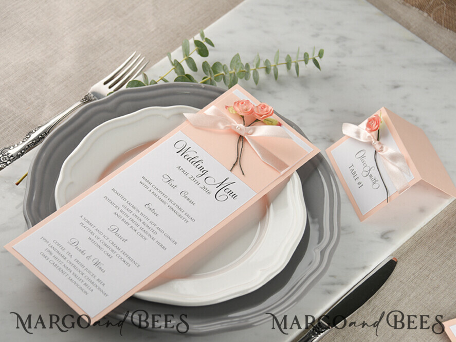 MENU & PROGRAMS rustic and lace menu rustic