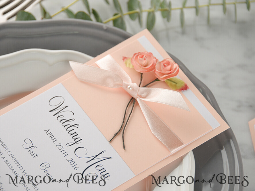 MENU & PROGRAMS rustic and lace menu rustic