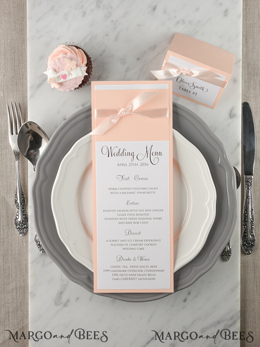 MENU & PROGRAMS rustic and lace menu rustic