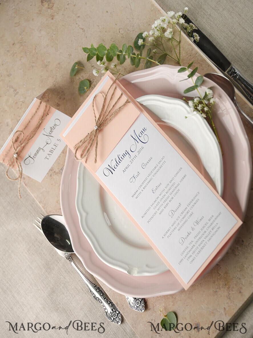 MENU & PROGRAMS rustic and lace timeline rustic