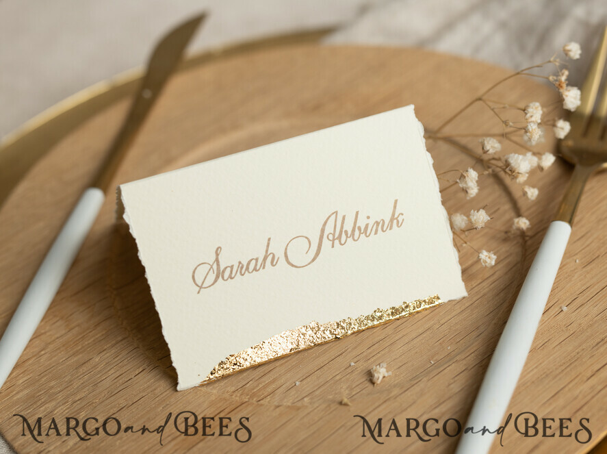 PLATZKARTEN / TISCHKARTEN
Luxus Premium Glitzer/ Gold/ Silber/ Roségold Romantische goldene Folien-Tischkarten für die Hochzeit, Elfenbeinfarbene Hochzeitseinladungen mit gezackten Kanten, Elegante Platzkarten, Personalisierte Hochzeitsdekoration