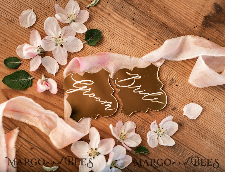PLACE CARDS / TABLE CARDS Luxury Premium Glitter/ Gold/ Silver/ Rose Gold Gold Acrylic Place Cards, 3D Gold Luxurious Wedding Seating Name Card, Elegant Acrylic Wedding Name Tags, Custom Laser Engraved Escort Cards, Editable Text