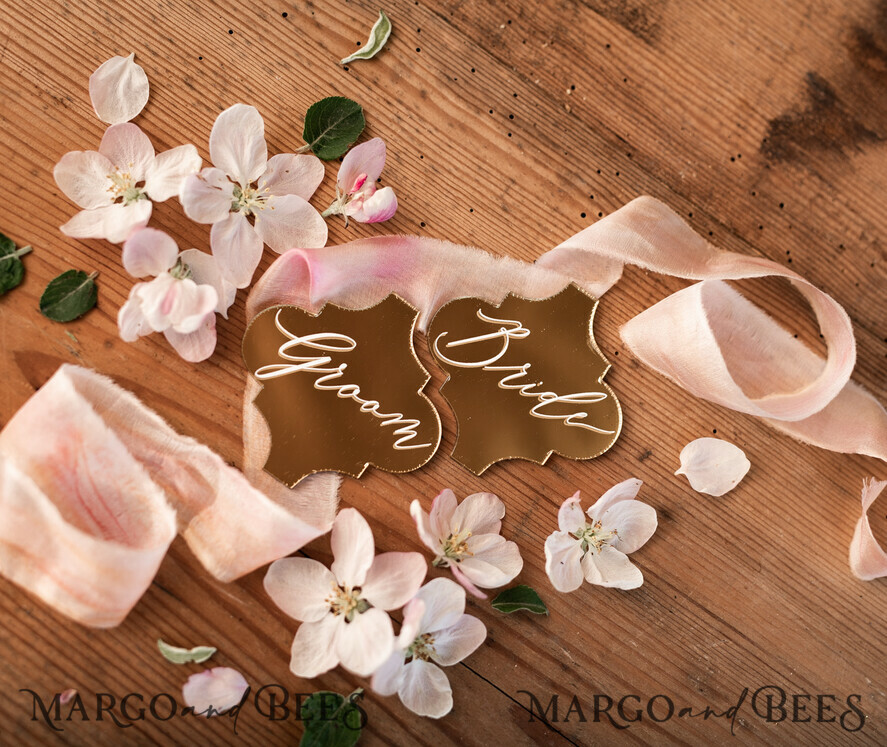 PLACE CARDS / TABLE CARDS Luxury Premium Glitter/ Gold/ Silver/ Rose Gold Gold Acrylic Place Cards, 3D Gold Luxurious Wedding Seating Name Card, Elegant Acrylic Wedding Name Tags, Custom Laser Engraved Escort Cards, Editable Text