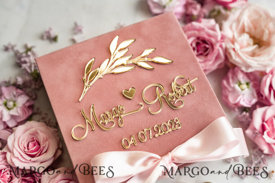 RING BEARER BOXES & PILLOWS Velvet ring box for wedding ceremony Ring Box for Wedding Ceremony 3 rings, Blush Pink Golden velvet Wedding Ring Box for ceremony ceremony velvet, Glamour Wedding Ring Boxes his hers, Luxury Velvet Ring box double Custom Colors