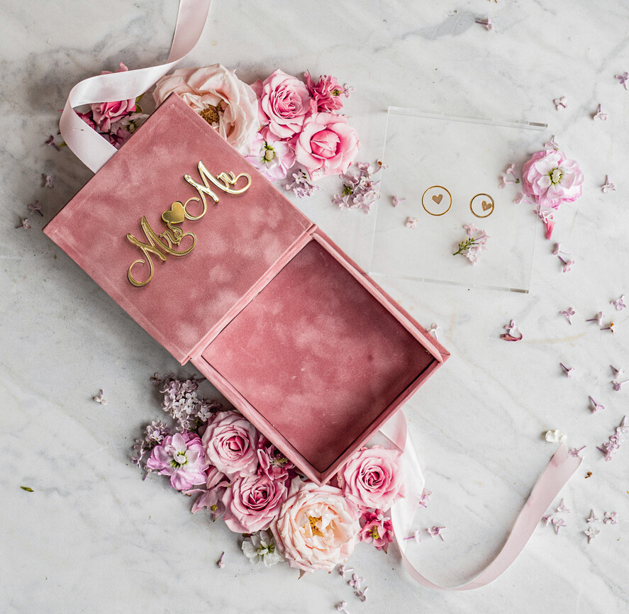 RING BEARER BOXES & PILLOWS Velvet ring box for wedding ceremony Ring Box for Wedding Ceremony 3 rings, Blush Pink Golden velvet Wedding Ring Box for ceremony ceremony velvet, Glamour Wedding Ring Boxes his hers, Luxury Velvet Ring box double Custom Colors