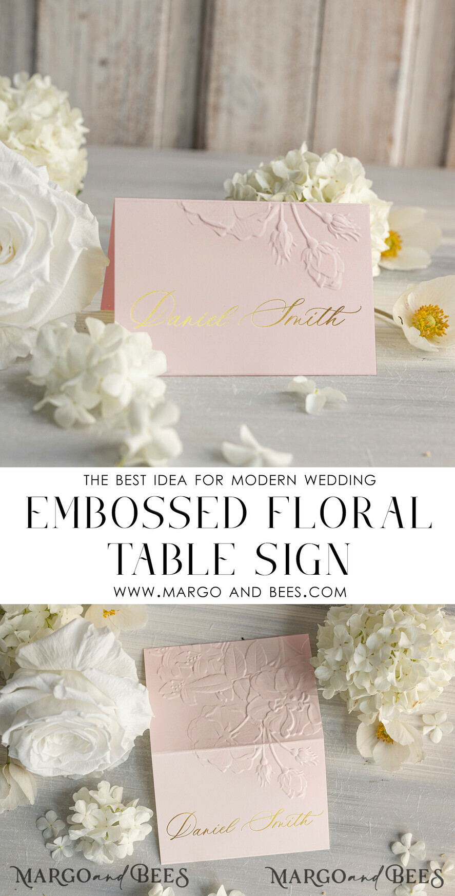 TABLE DECOR SIGNS glitter Elegant Gold Wedding Table Number Card with Embossed Floral Design,blush pink Textured Paper, Folded Tent Style, Classic Font, Luxury Reception Decor
