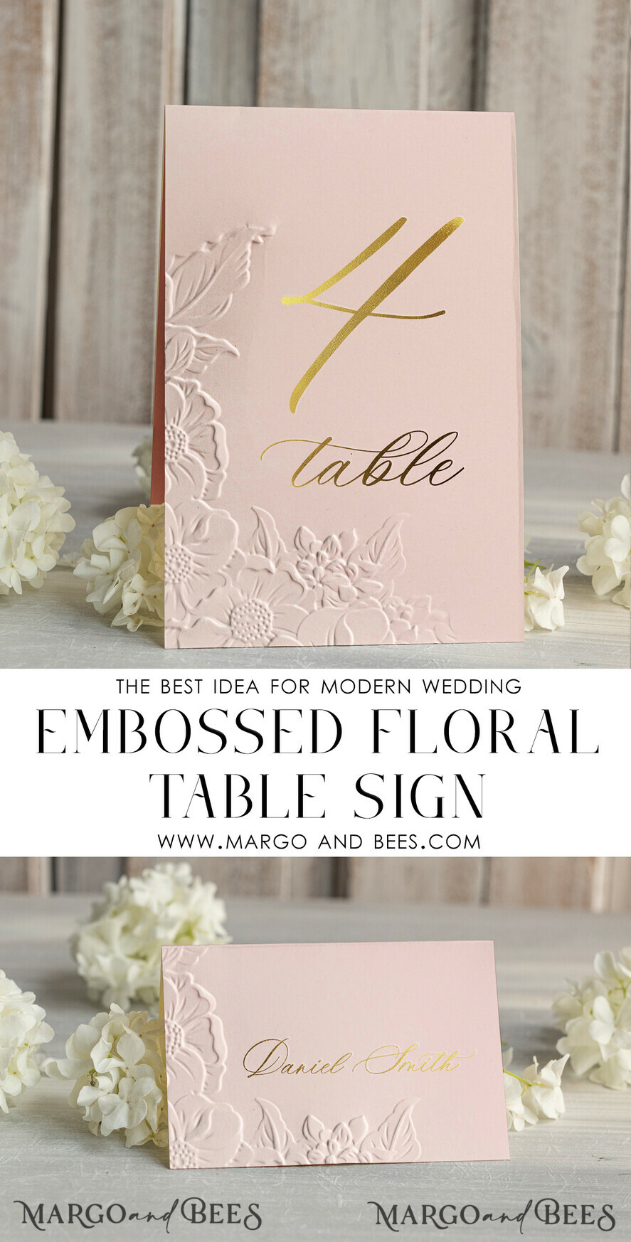 TABLE DECOR SIGNS glitter Elegant Gold Wedding Table Number Card with Embossed Floral Design,blush pink Textured Paper, Folded Tent Style, Classic Font, Luxury Reception Decor