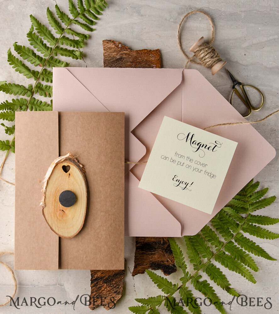WEDDING INVITATIONS with magnets Wedding invitations online custom magnet stationery