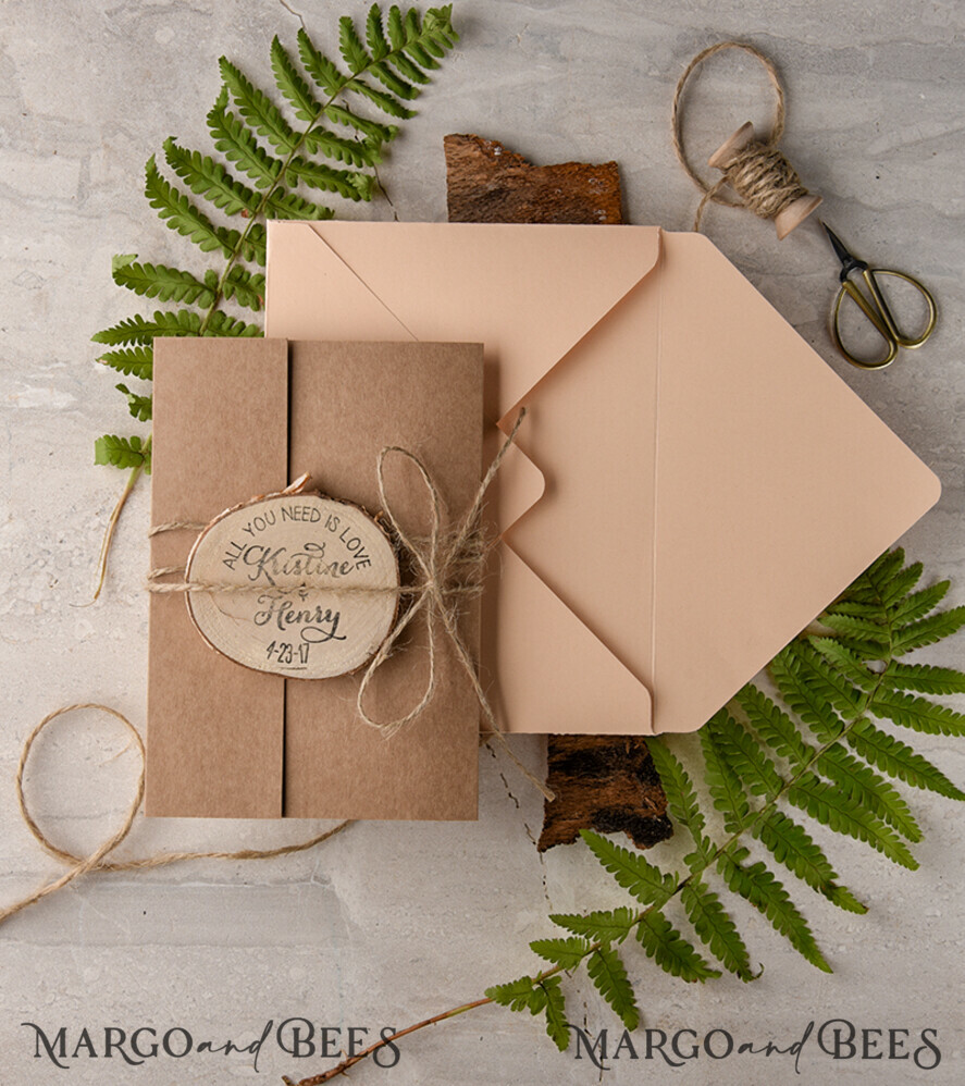 Wedding invitations custom, personalized magnet stationery