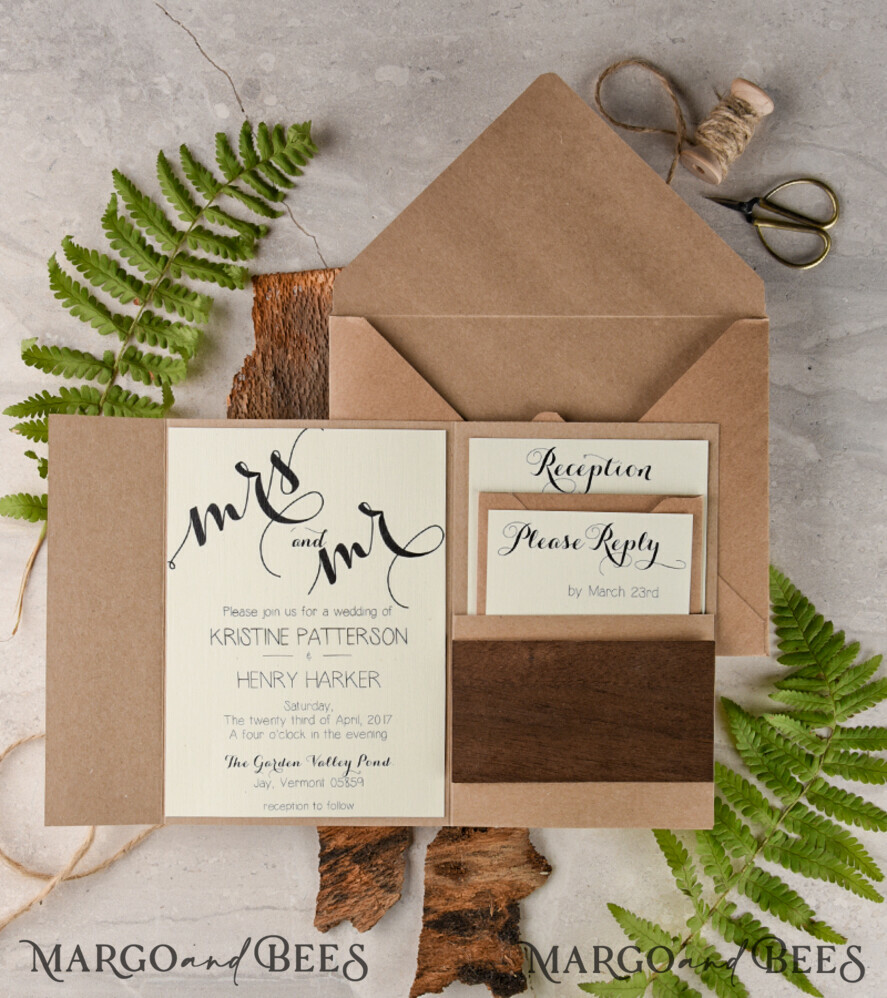 Exceptional wedding invitations, magnet invites