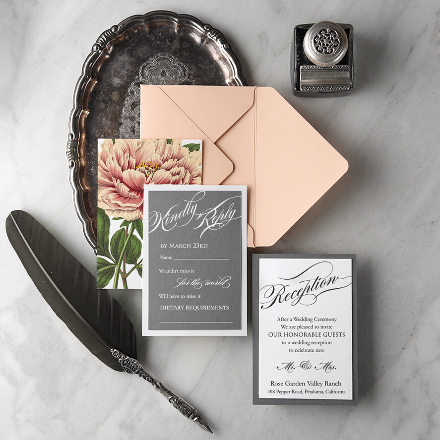 WEDDING INVITATIONS Modern Invites Floral Cards wedding invitation packages boho