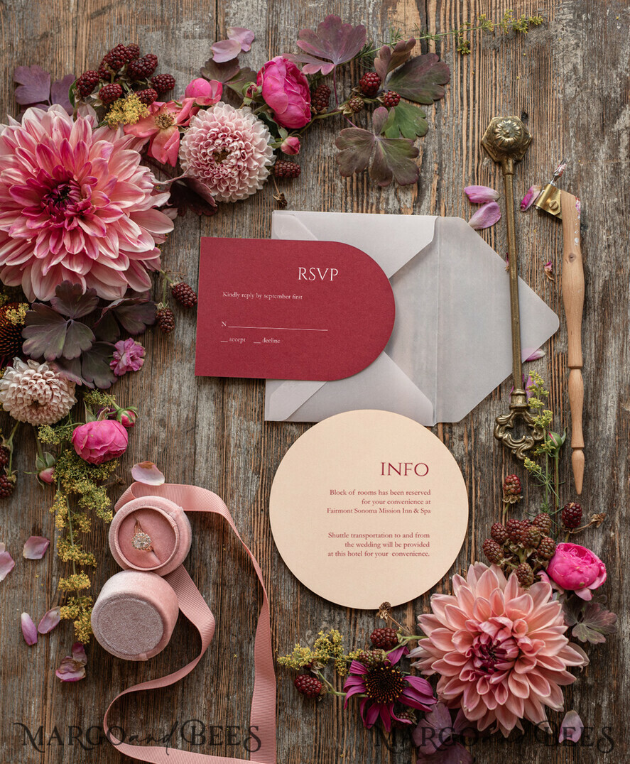 WEDDING INVITATIONS Modern Invites Floral Cards Beautiful wedding invitations, Modern wedding invitations• Modern Wedding Invitation Suite • Floral wedding Invites