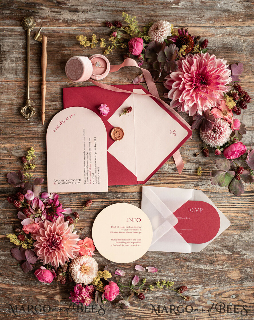 WEDDING INVITATIONS Modern Invites Floral Cards Beautiful wedding invitations, Modern wedding invitations• Modern Wedding Invitation Suite • Floral wedding Invites