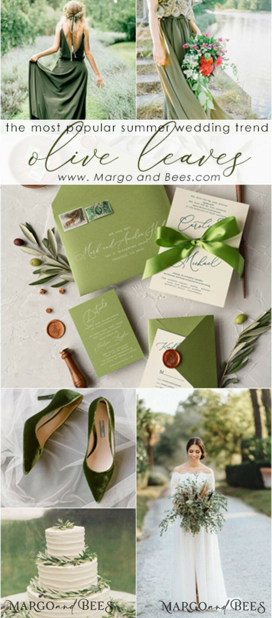 WEDDING INVITATIONS Modern Invites Floral Cards Tusany Olive Wedding Invitations, Olive Italian Wedding Invitation Suite, Modern Tuscan Wedding Invites