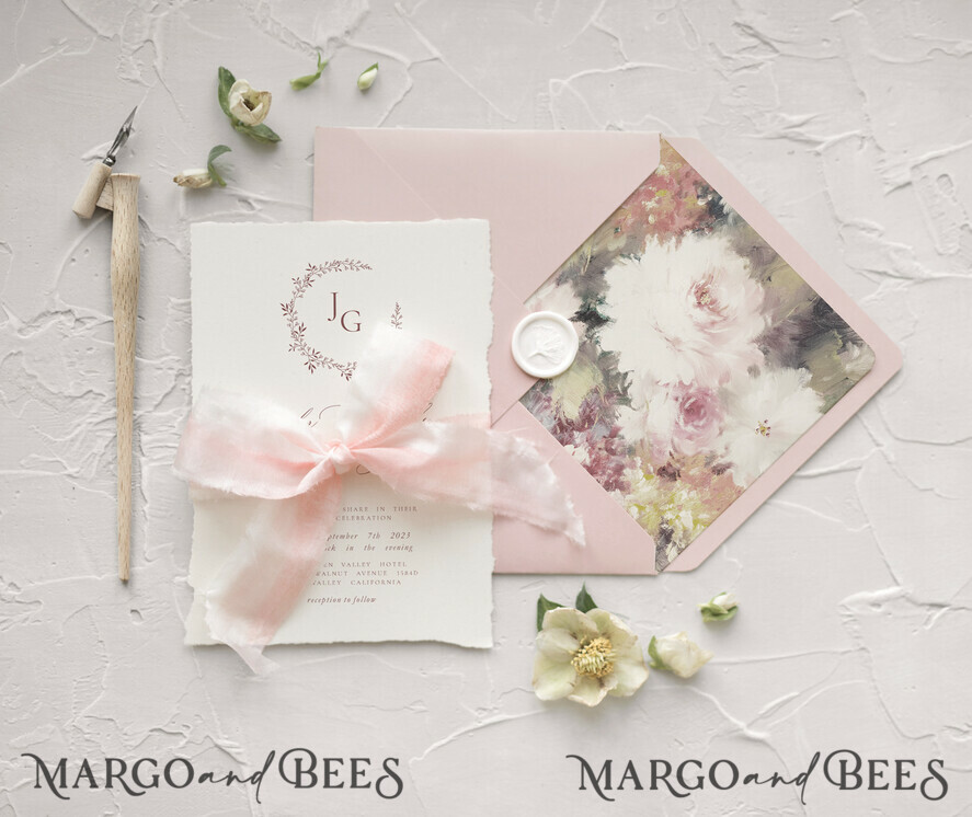 WEDDING INVITATIONS Modern Invites Floral Cards Wedding invitations UK, Simple wedding invitation Suite • Romantic Wedding Stationery • Luxury wedding Invites, original