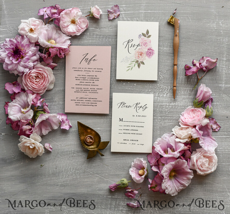 WEDDING INVITATIONS Modern Invites Floral Cards Floral wedding invitations, floral wedding accessories, floral wedding stationery, calligraphy, rose wedding invitations, rose card, rose, roses, garden rose, garden roses wedding invitations, vellum, vellum envelope, floral design, blush pink wedding invitations, blush pink wedding cards, ecru wedding invitations, pastel pink, pink ribbon, pink bow, romantic wedding invitations, blush pink wedding stationery, ecru wedding accessories, floral wedding, spring wedding invitations, spring flowers