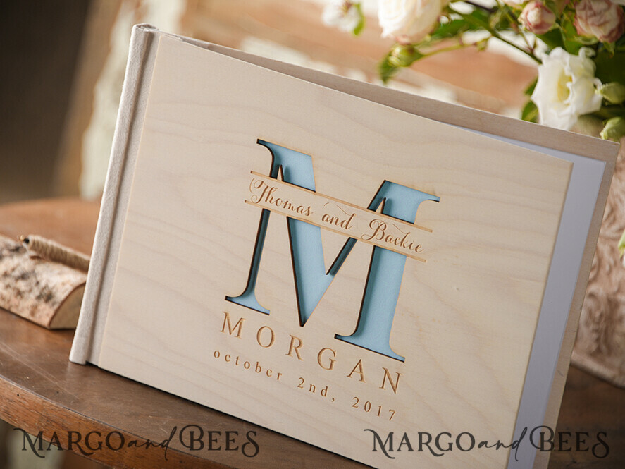 WEDDING GUEST BOOKS Rustic Wooden Engraved PhotoAlbum Rerto wedding guestbook, Rustic Instant Photo Book Wood Wedding Photo Guestbook