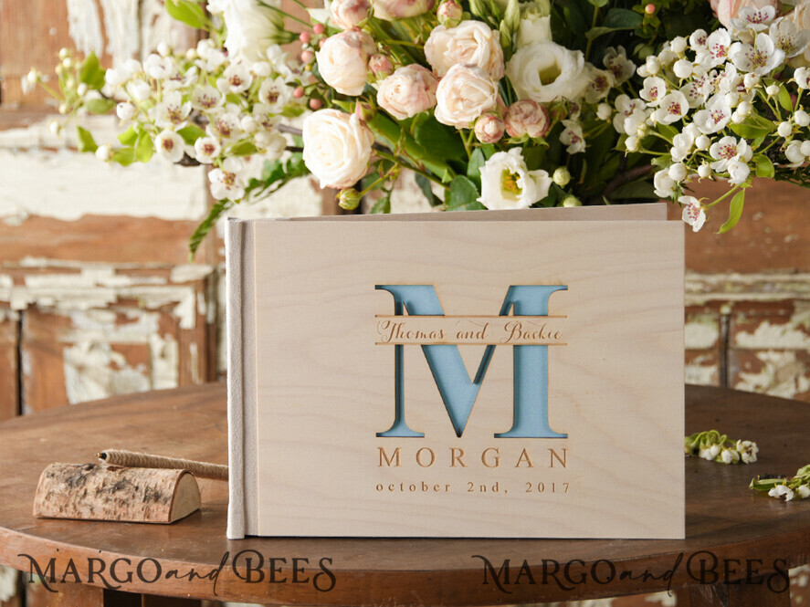 WEDDING GUEST BOOKS Rustic Wooden Engraved PhotoAlbum Rerto wedding guestbook, Rustic Instant Photo Book Wood Wedding Photo Guestbook