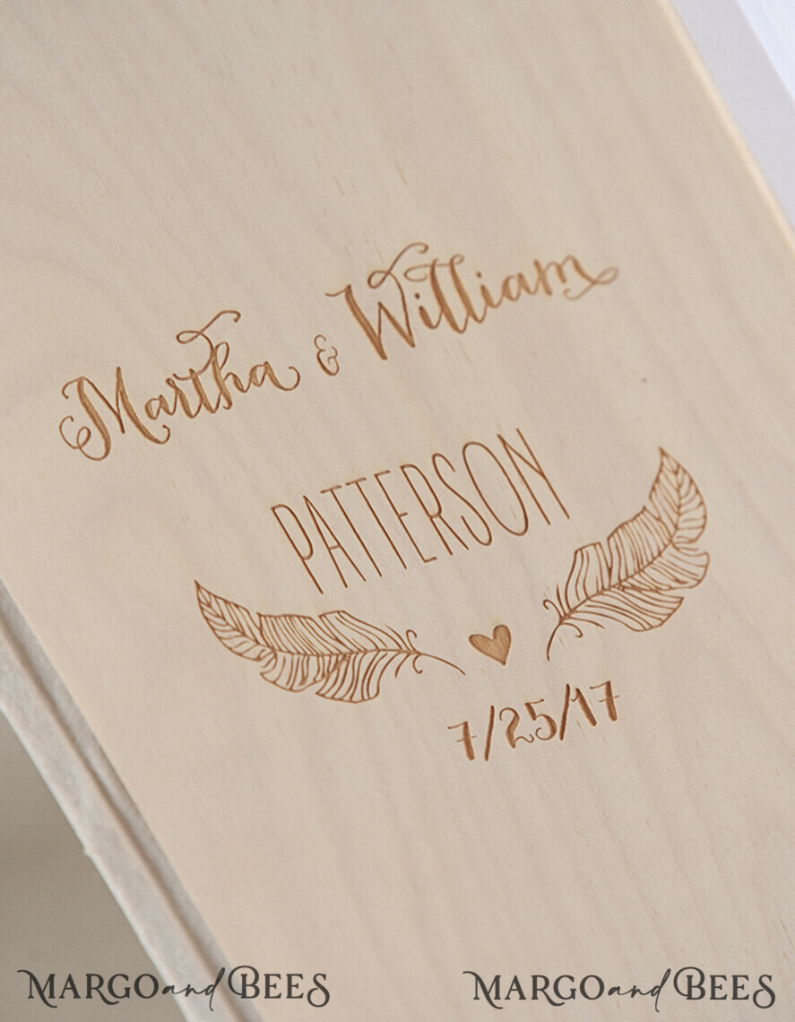 WEDDING GUEST BOOKS Rustic Wooden Engraved PhotoAlbum Rerto wedding guestbook, Boho Instax Wedding Book Wooden Instax Photo Booth Album