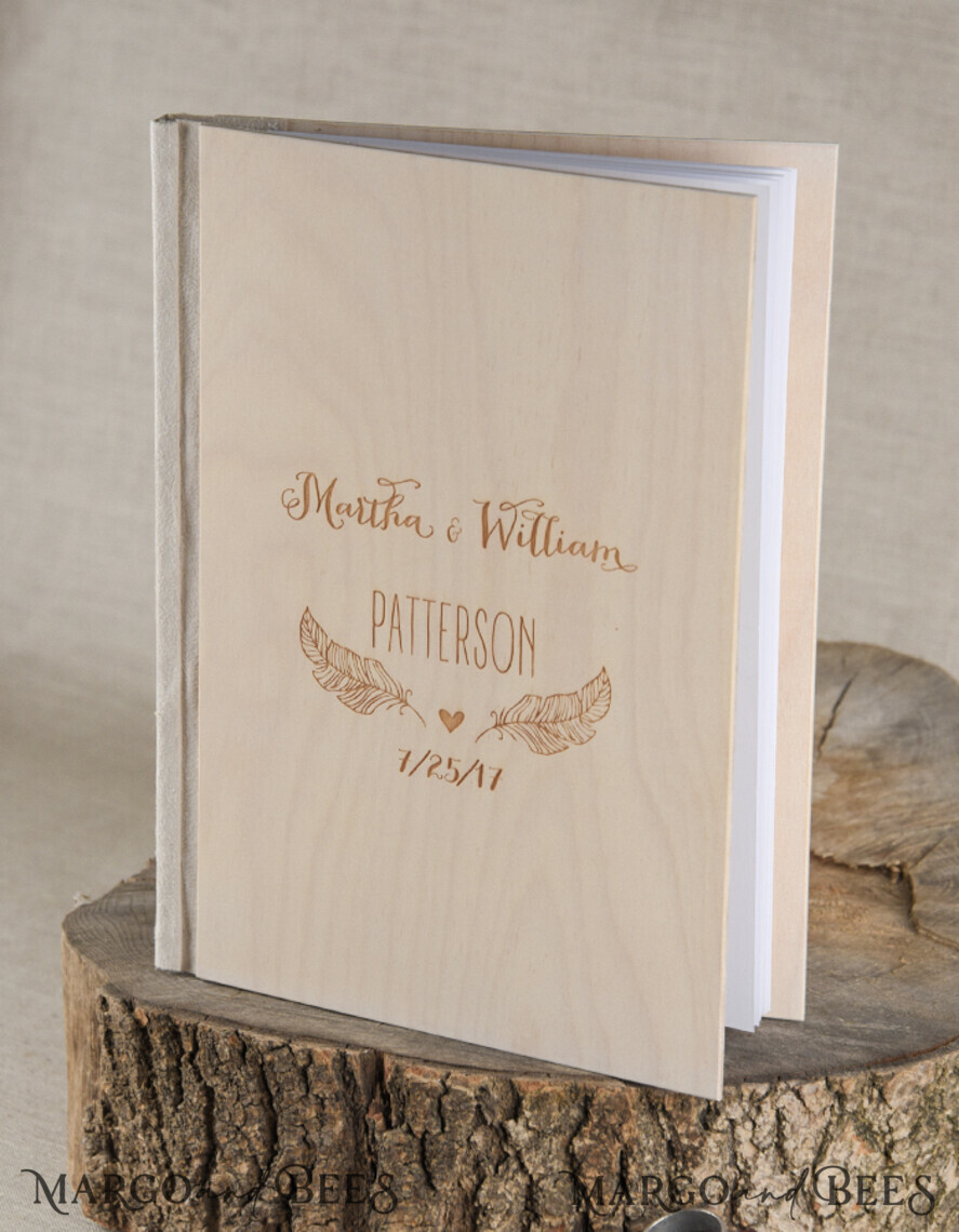 WEDDING GUEST BOOKS Rustic Wooden Engraved PhotoAlbum Rerto wedding guestbook, Boho Instax Wedding Book Wooden Instax Photo Booth Album