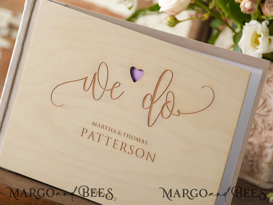 WEDDING GUEST BOOKS Rustic Wooden Engraved PhotoAlbum Presonalised Wedding Guest Book, Boho Instax Wedding Book Wooden Instax Photo Booth Album
