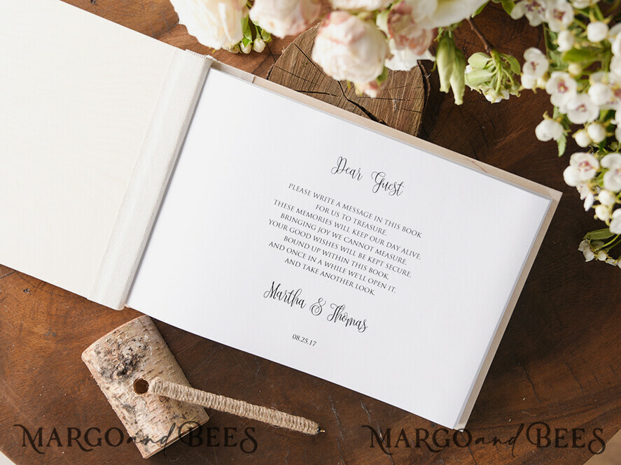 WEDDING GUEST BOOKS Rustic Wooden Engraved PhotoAlbum Presonalised Wedding Guest Book, Boho Instax Wedding Book Wooden Instax Photo Booth Album