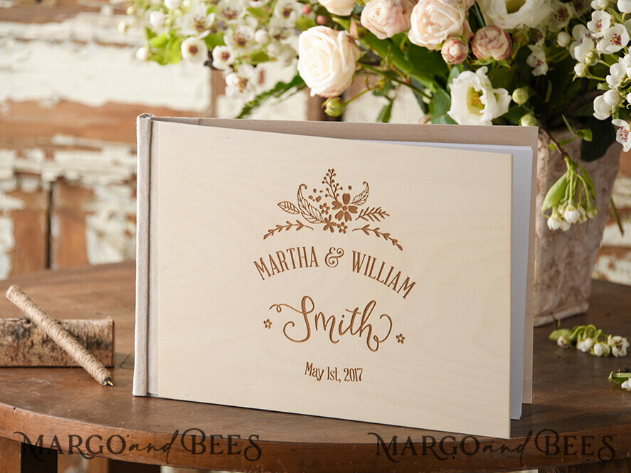 WEDDING GUEST BOOKS Rustic Wooden Engraved PhotoAlbum Rerto wedding guestbook, Boho Instax Wedding Book Wooden Instax Photo Booth Album