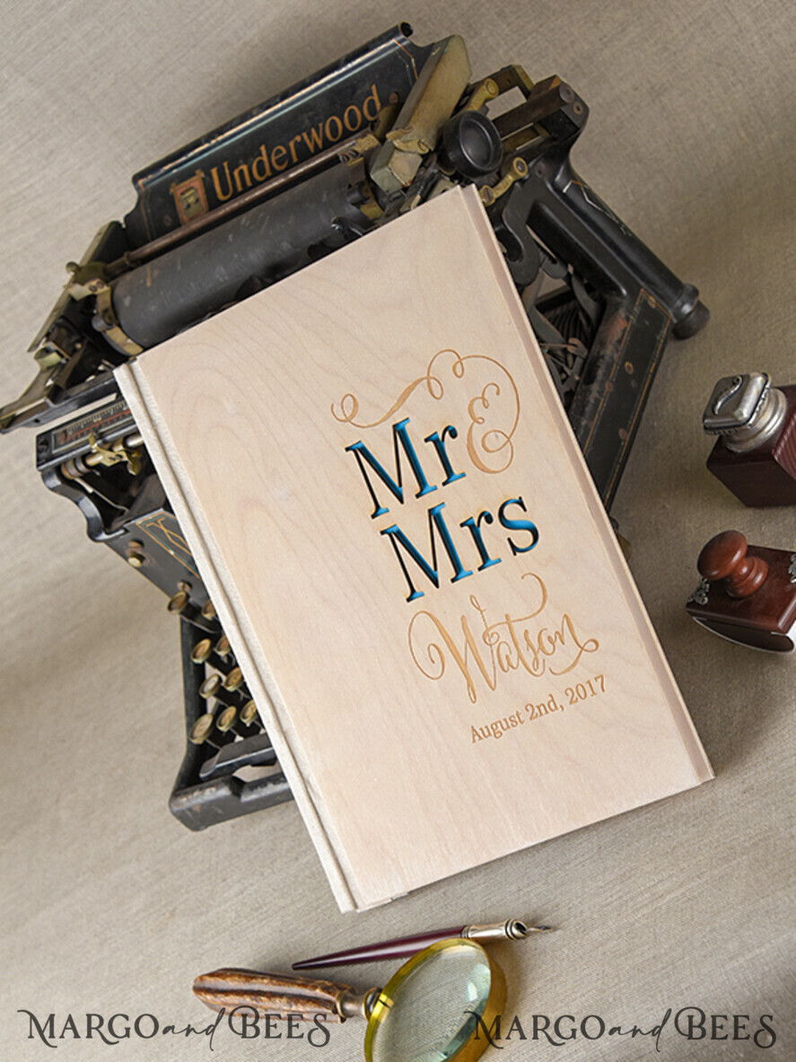WEDDING GUEST BOOKS Rustic Wooden Engraved PhotoAlbum Custom Wedding Guestbook, Boho Instant Photo Book Wooden Instax Wedding Photo Guestbook