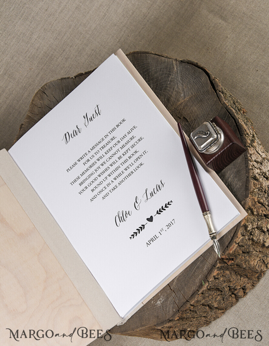 WEDDING GUEST BOOKS Rustic Wooden Engraved PhotoAlbum Custom Wedding Guestbook, Boho Instax Wedding Book Wooden Instax Photo Booth Album