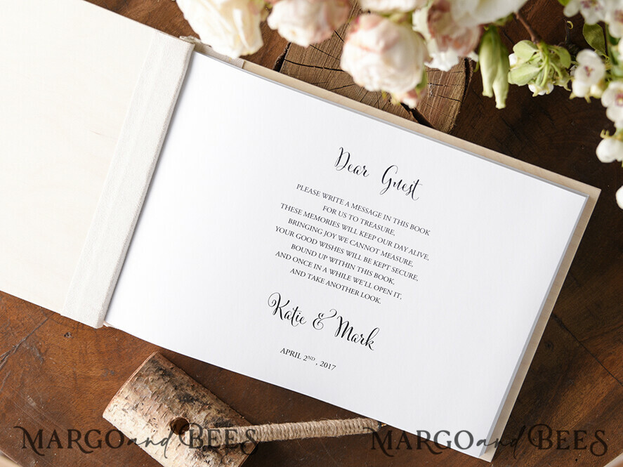WEDDING GUEST BOOKS Rustic Wooden Engraved PhotoAlbum Preonalised wedding Guestbook, Boho Instant Photo Book Wooden Instax Wedding Photo Guestbook