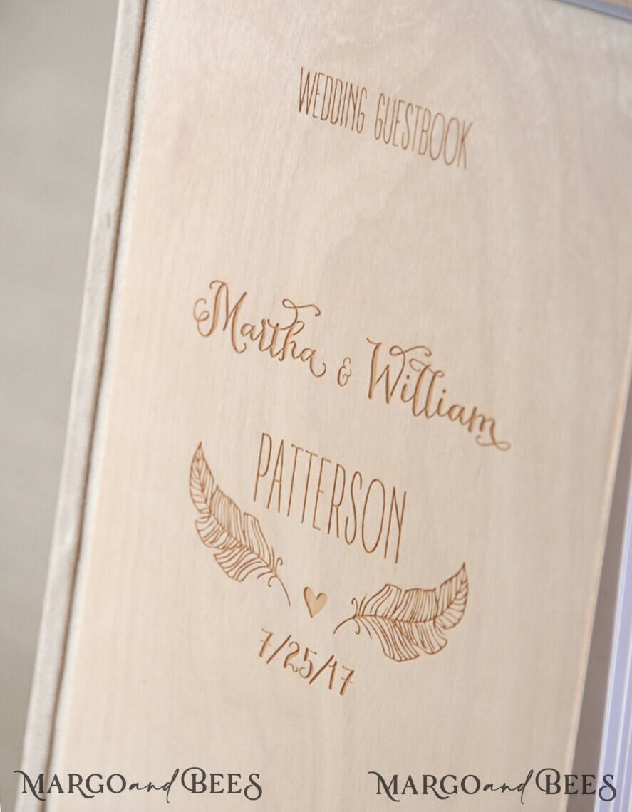 WEDDING GUEST BOOKS Rustic Wooden Engraved PhotoAlbum Wedding guestbook for polaroids, Boho Instax Wedding Book Wooden Instax Photo Booth Album