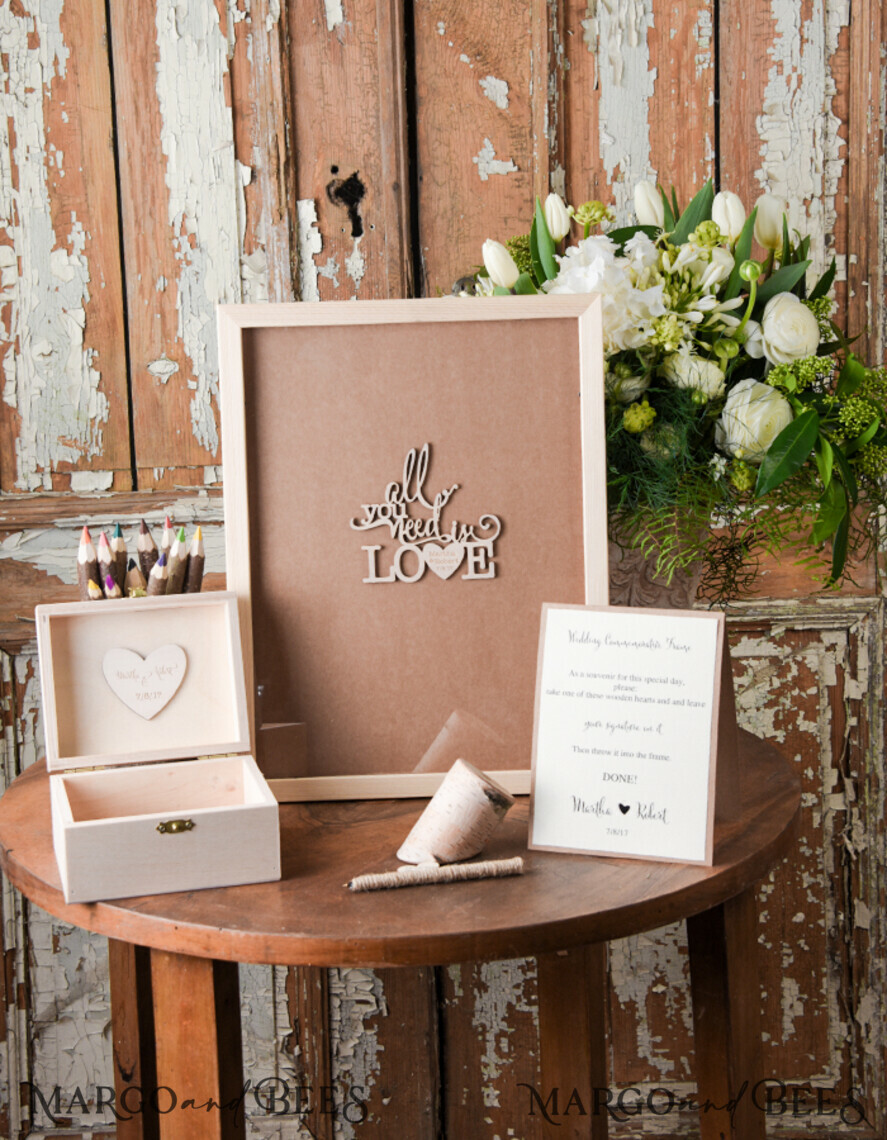 Preonalised wedding Guestbook, alternative